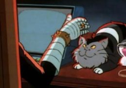 αστυνομος σαινης κακος χερι γατα κλο dr claw προσωπο